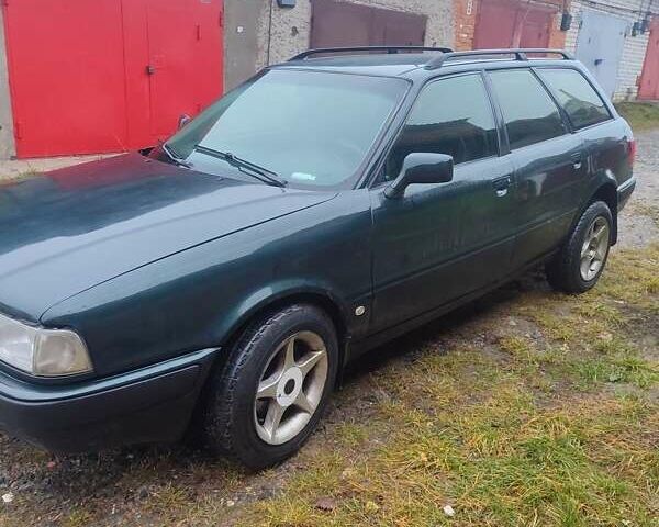 Зеленый Ауди 80, объемом двигателя 2.8 л и пробегом 327 тыс. км за 3200 $, фото 1 на Automoto.ua