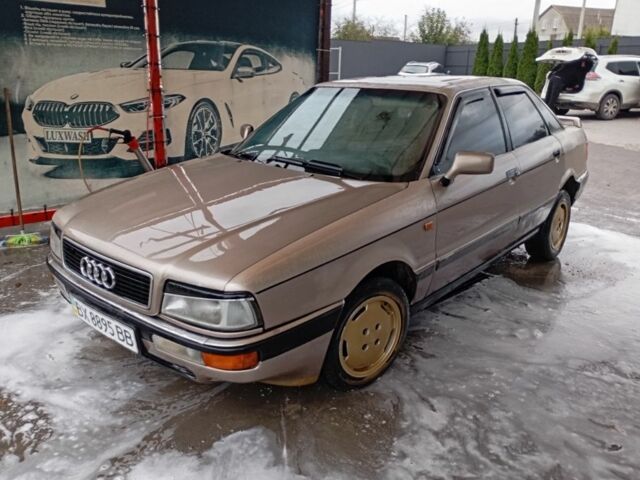 Бежевый Ауди 90, объемом двигателя 2.2 л и пробегом 333 тыс. км за 1500 $, фото 3 на Automoto.ua