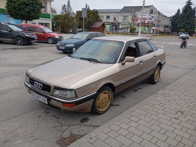 Бежевый Ауди 90, объемом двигателя 2.2 л и пробегом 333 тыс. км за 1500 $, фото 10 на Automoto.ua