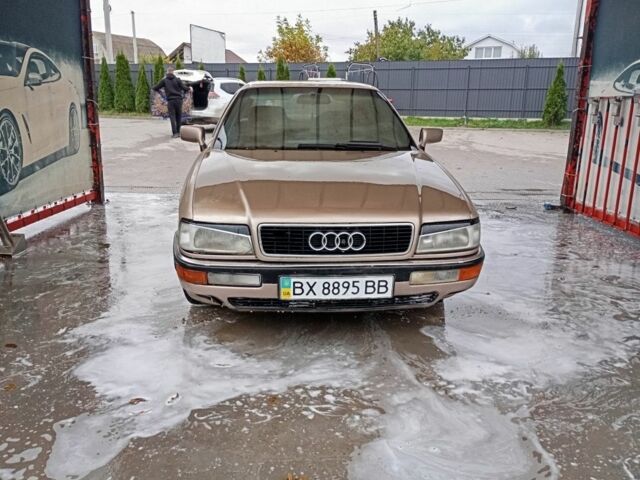 Бежевый Ауди 90, объемом двигателя 2.2 л и пробегом 333 тыс. км за 1500 $, фото 5 на Automoto.ua