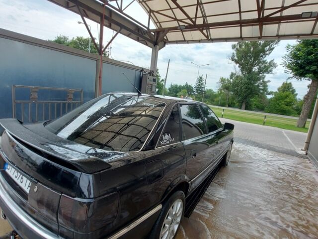 Черный Ауди 90, объемом двигателя 2 л и пробегом 757 тыс. км за 2375 $, фото 1 на Automoto.ua