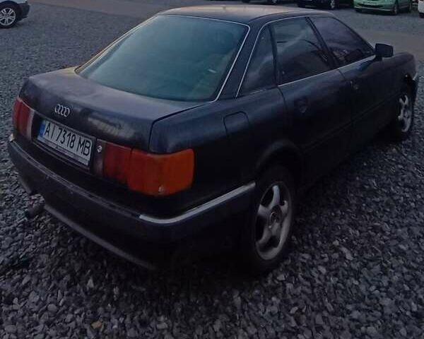 Черный Ауди 90, объемом двигателя 1.98 л и пробегом 222 тыс. км за 850 $, фото 6 на Automoto.ua