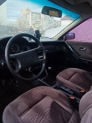 Черный Ауди 90, объемом двигателя 1.98 л и пробегом 222 тыс. км за 850 $, фото 5 на Automoto.ua