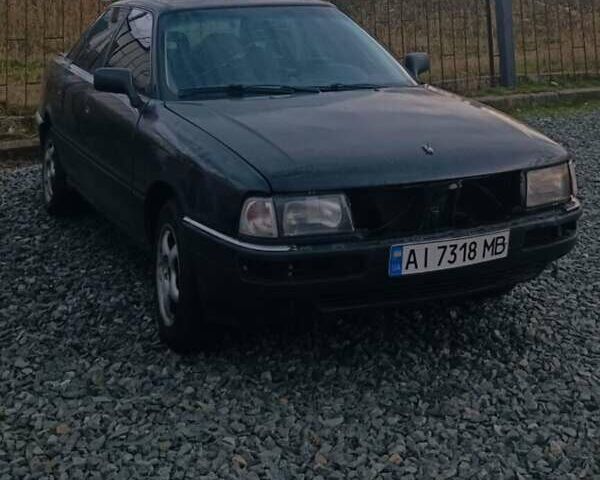 Черный Ауди 90, объемом двигателя 1.98 л и пробегом 222 тыс. км за 850 $, фото 1 на Automoto.ua