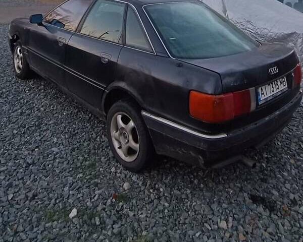 Черный Ауди 90, объемом двигателя 1.98 л и пробегом 222 тыс. км за 850 $, фото 7 на Automoto.ua