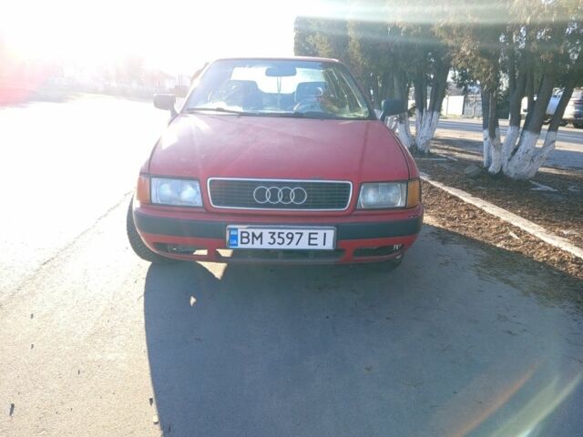 Червоний Ауді 90, об'ємом двигуна 2 л та пробігом 290 тис. км за 1150 $, фото 2 на Automoto.ua