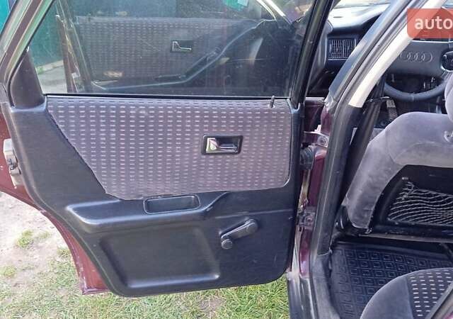 Красный Ауди 90, объемом двигателя 1.78 л и пробегом 343 тыс. км за 2700 $, фото 22 на Automoto.ua