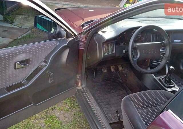 Красный Ауди 90, объемом двигателя 1.78 л и пробегом 343 тыс. км за 2700 $, фото 11 на Automoto.ua