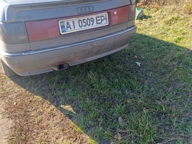 Серый Ауди 90, объемом двигателя 2.2 л и пробегом 144 тыс. км за 960 $, фото 5 на Automoto.ua