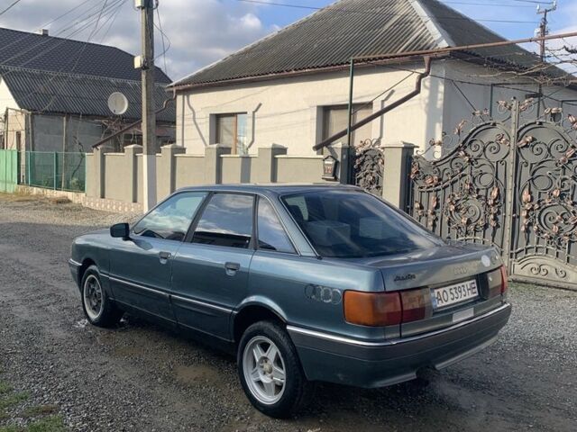 Синий Ауди 90, объемом двигателя 1.6 л и пробегом 300 тыс. км за 1050 $, фото 5 на Automoto.ua