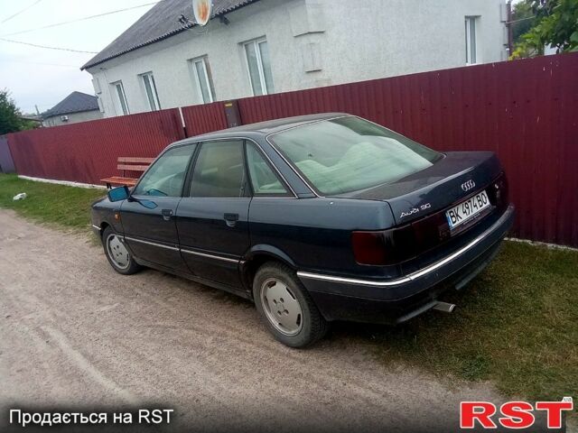 Синий Ауди 90, объемом двигателя 2 л и пробегом 28 тыс. км за 1500 $, фото 1 на Automoto.ua