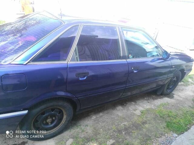 Синий Ауди 90, объемом двигателя 2 л и пробегом 320 тыс. км за 1800 $, фото 3 на Automoto.ua