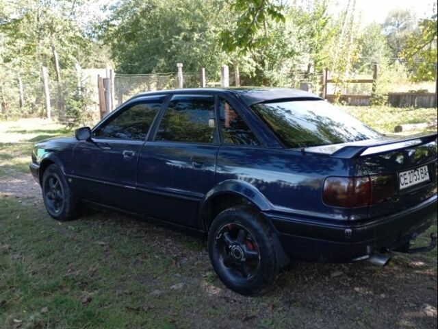 Синий Ауди 90, объемом двигателя 1.9 л и пробегом 2 тыс. км за 2200 $, фото 5 на Automoto.ua