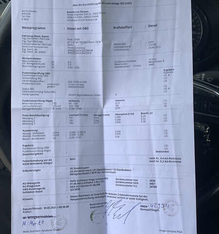 Чорний Ауді А1, об'ємом двигуна 1.6 л та пробігом 227 тис. км за 8500 $, фото 36 на Automoto.ua