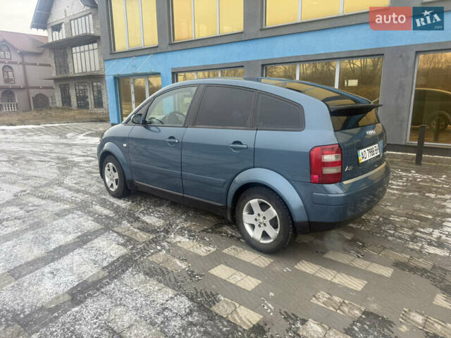 Синий Ауди А2, объемом двигателя 1.39 л и пробегом 225 тыс. км за 3800 $, фото 2 на Automoto.ua