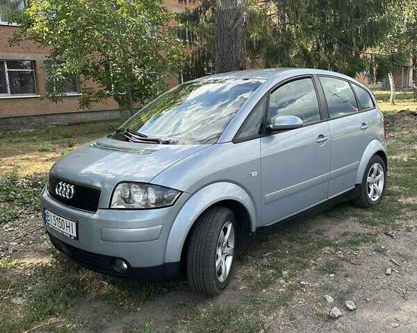Синий Ауди А2, объемом двигателя 1.4 л и пробегом 177 тыс. км за 6000 $, фото 2 на Automoto.ua