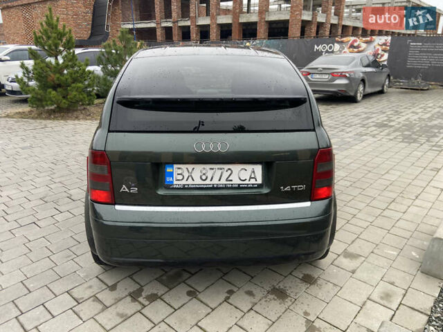 Зеленый Ауди А2, объемом двигателя 1.4 л и пробегом 350 тыс. км за 4100 $, фото 3 на Automoto.ua