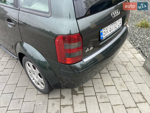 Зеленый Ауди А2, объемом двигателя 1.4 л и пробегом 350 тыс. км за 4100 $, фото 2 на Automoto.ua