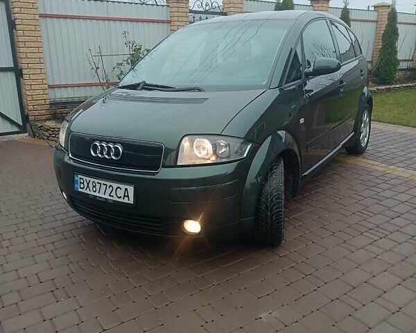 Зеленый Ауди А2, объемом двигателя 1.4 л и пробегом 353 тыс. км за 3700 $, фото 1 на Automoto.ua