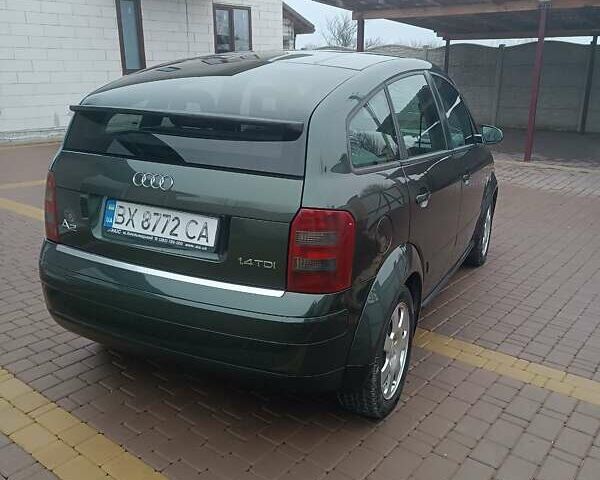 Зеленый Ауди А2, объемом двигателя 1.4 л и пробегом 353 тыс. км за 3700 $, фото 5 на Automoto.ua