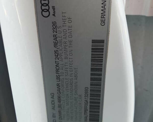 Білий Ауді А3, об'ємом двигуна 1.4 л та пробігом 92 тис. км за 12500 $, фото 10 на Automoto.ua