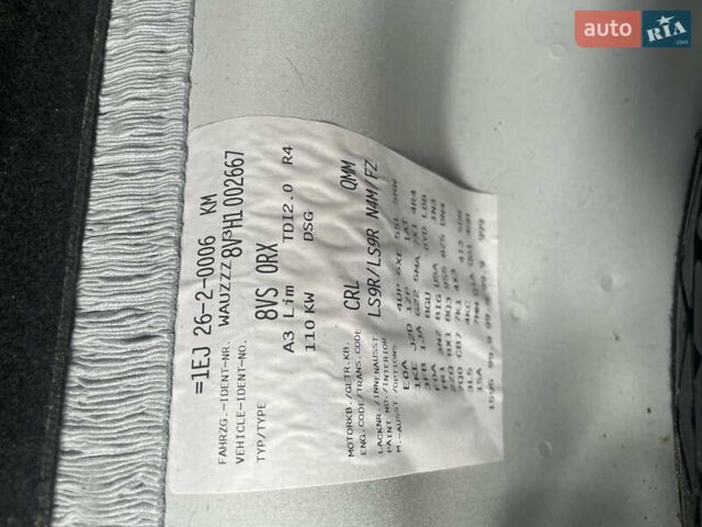 Білий Ауді А3, об'ємом двигуна 1.97 л та пробігом 63 тис. км за 20200 $, фото 50 на Automoto.ua