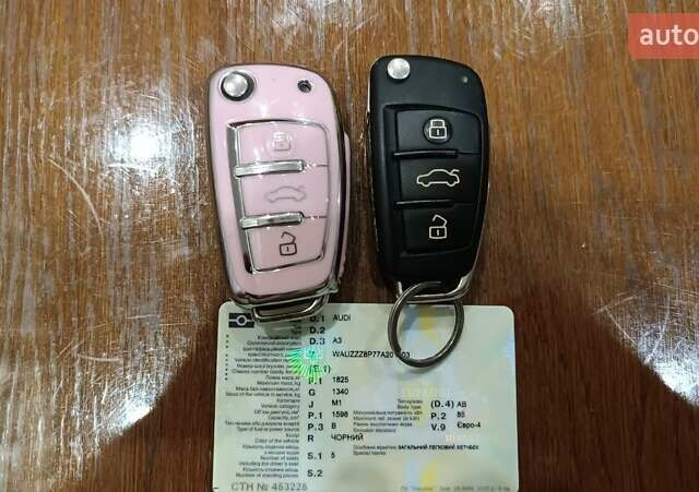 Черный Ауди А3, объемом двигателя 1.6 л и пробегом 209 тыс. км за 6700 $, фото 70 на Automoto.ua