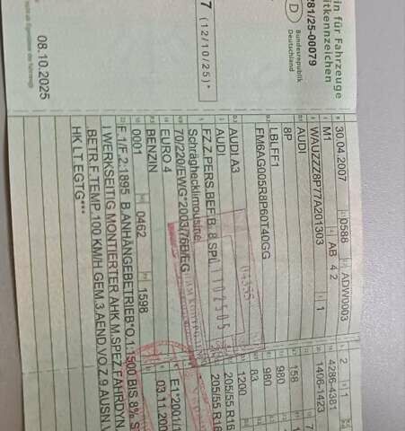 Черный Ауди А3, объемом двигателя 1.6 л и пробегом 209 тыс. км за 6700 $, фото 68 на Automoto.ua