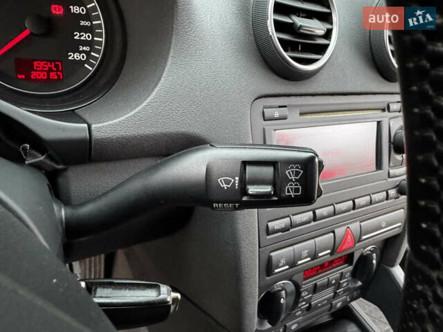 Черный Ауди А3, объемом двигателя 2 л и пробегом 200 тыс. км за 7999 $, фото 27 на Automoto.ua