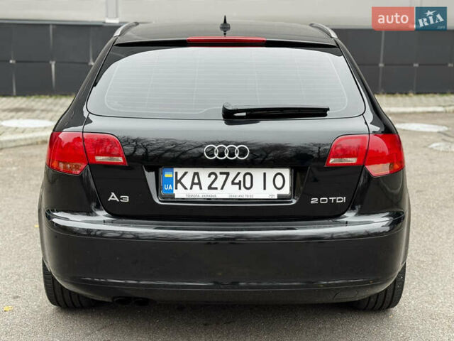 Черный Ауди А3, объемом двигателя 2 л и пробегом 200 тыс. км за 7999 $, фото 6 на Automoto.ua
