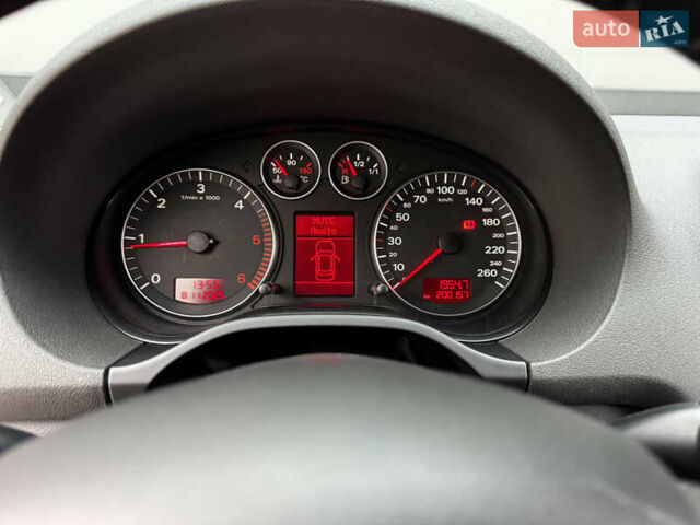 Черный Ауди А3, объемом двигателя 2 л и пробегом 200 тыс. км за 7999 $, фото 29 на Automoto.ua