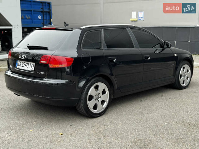 Черный Ауди А3, объемом двигателя 2 л и пробегом 200 тыс. км за 7999 $, фото 7 на Automoto.ua