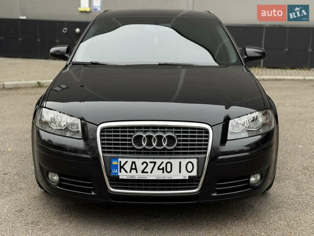 Черный Ауди А3, объемом двигателя 2 л и пробегом 200 тыс. км за 7999 $, фото 2 на Automoto.ua