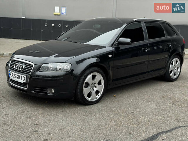 Черный Ауди А3, объемом двигателя 2 л и пробегом 200 тыс. км за 7999 $, фото 3 на Automoto.ua