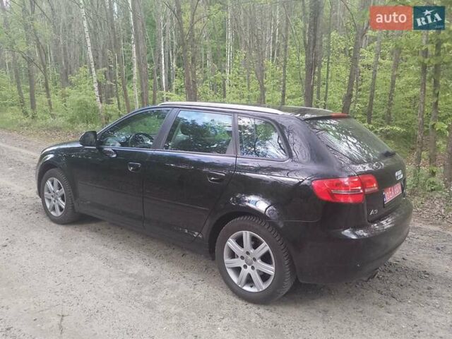 Черный Ауди А3, объемом двигателя 1.4 л и пробегом 214 тыс. км за 7500 $, фото 1 на Automoto.ua