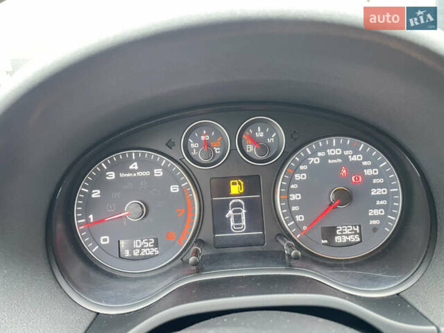 Чорний Ауді А3, об'ємом двигуна 1.8 л та пробігом 197 тис. км за 8850 $, фото 15 на Automoto.ua