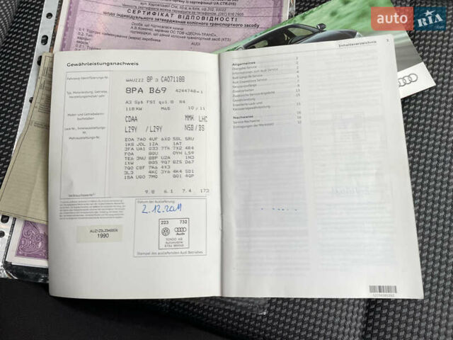 Чорний Ауді А3, об'ємом двигуна 1.8 л та пробігом 197 тис. км за 8850 $, фото 56 на Automoto.ua