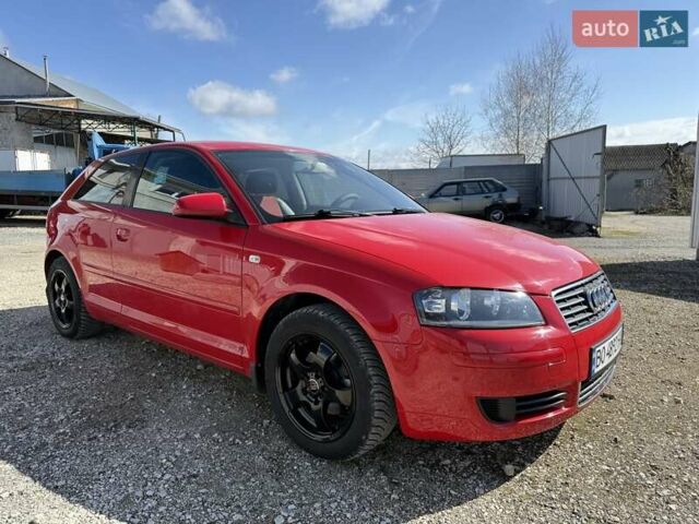 Красный Ауди А3, объемом двигателя 1.6 л и пробегом 163 тыс. км за 7500 $, фото 1 на Automoto.ua