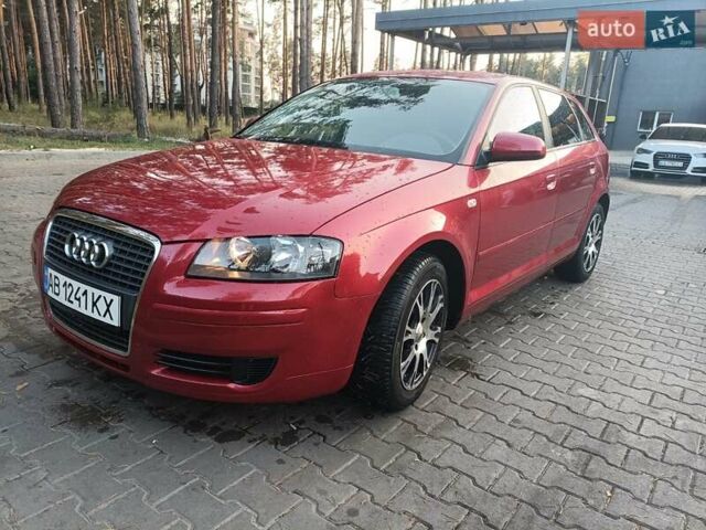 Красный Ауди А3, объемом двигателя 1.8 л и пробегом 163 тыс. км за 7800 $, фото 1 на Automoto.ua