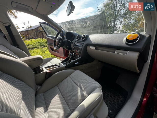 Красный Ауди А3, объемом двигателя 1.8 л и пробегом 170 тыс. км за 8300 $, фото 8 на Automoto.ua