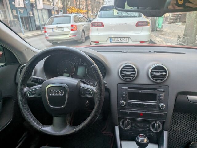 Красный Ауди А3, объемом двигателя 1.8 л и пробегом 185 тыс. км за 10000 $, фото 4 на Automoto.ua