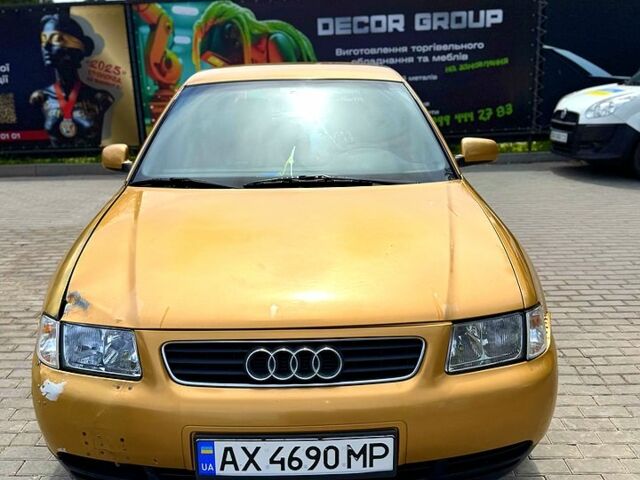 Желтый Ауди А3, объемом двигателя 1.8 л и пробегом 298 тыс. км за 3350 $, фото 1 на Automoto.ua