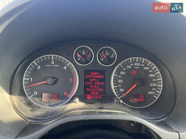 Серый Ауди А3, объемом двигателя 2 л и пробегом 230 тыс. км за 5000 $, фото 4 на Automoto.ua