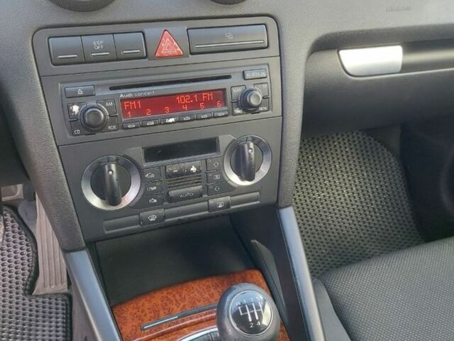 Сірий Ауді А3, об'ємом двигуна 2 л та пробігом 191 тис. км за 4650 $, фото 14 на Automoto.ua