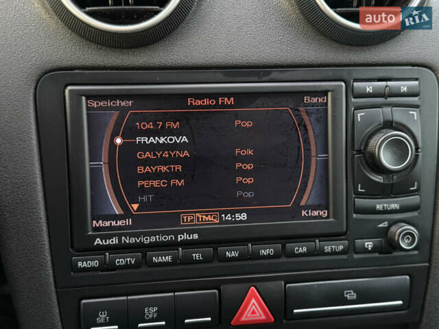 Сірий Ауді А3, об'ємом двигуна 1.6 л та пробігом 203 тис. км за 6890 $, фото 82 на Automoto.ua