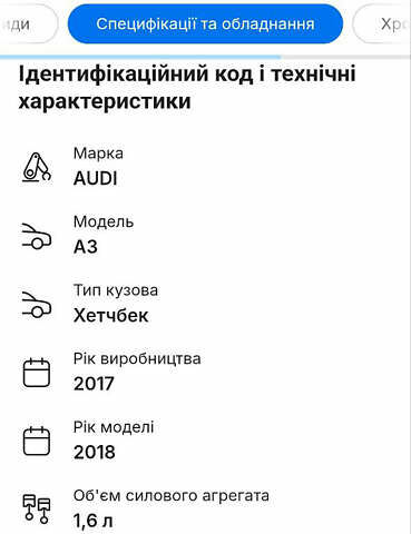 Ауді А3 2017 у Красилове на Automoto.ua Сірий Ауді А3, об'ємом двигуна 1.6 л та пробігом 138 тис. км за 17250 $, фото 49 на Automoto.ua