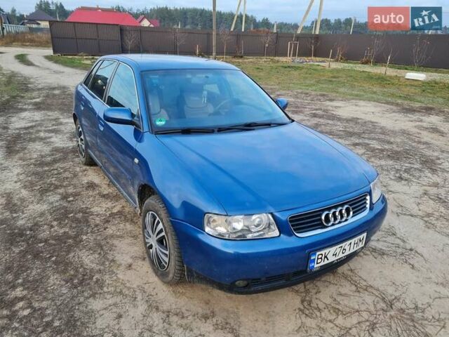 Синий Ауди А3, объемом двигателя 1.6 л и пробегом 245 тыс. км за 3600 $, фото 1 на Automoto.ua