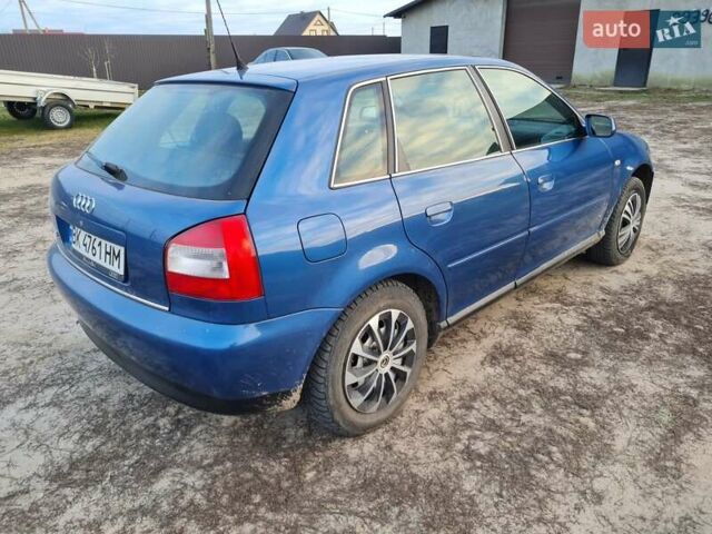 Синий Ауди А3, объемом двигателя 1.6 л и пробегом 245 тыс. км за 3600 $, фото 6 на Automoto.ua