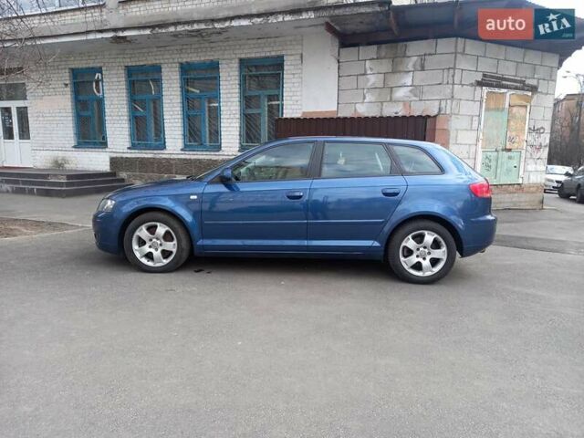 Синий Ауди А3, объемом двигателя 2 л и пробегом 230 тыс. км за 6800 $, фото 2 на Automoto.ua