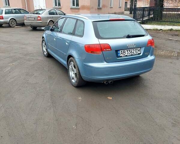 Синий Ауди А3, объемом двигателя 1.98 л и пробегом 230 тыс. км за 7000 $, фото 4 на Automoto.ua